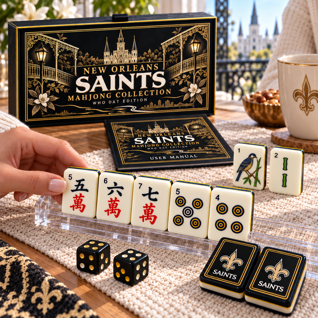 Premium NOS Mahjong Tiles Set PVNA