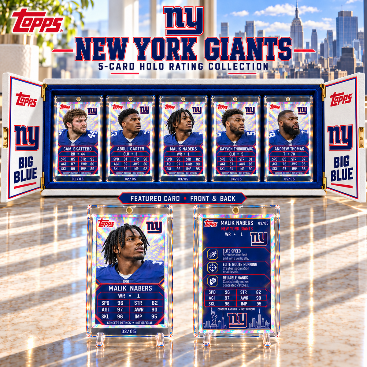 NYG Premium Card Collector’s Box Set NHVH