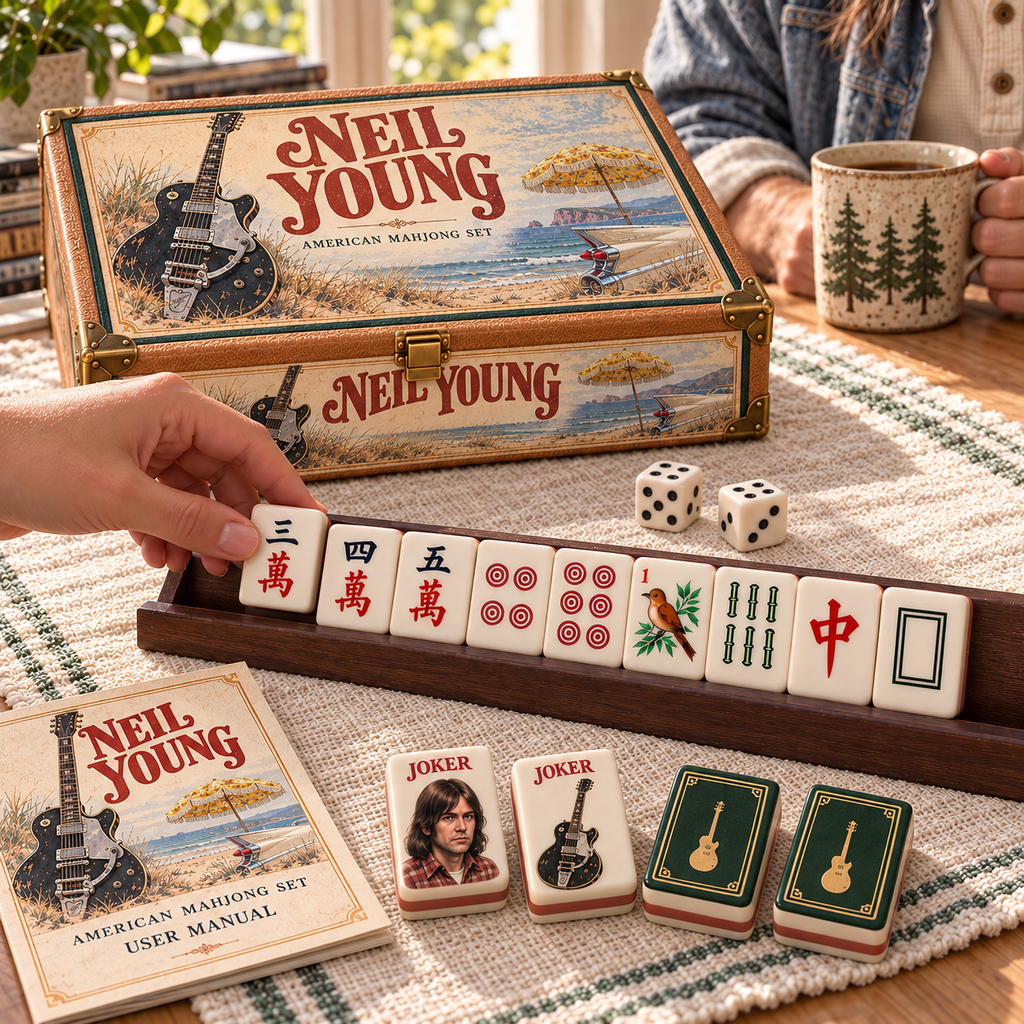 Premium NLY Mahjong Tiles Set TTMH