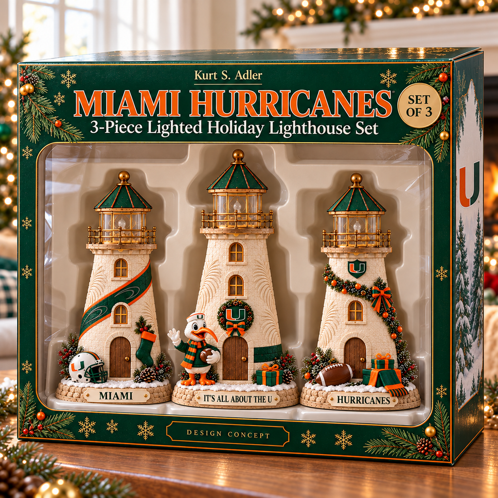 MHC Premium Holiday Lighthouse Trio TMH