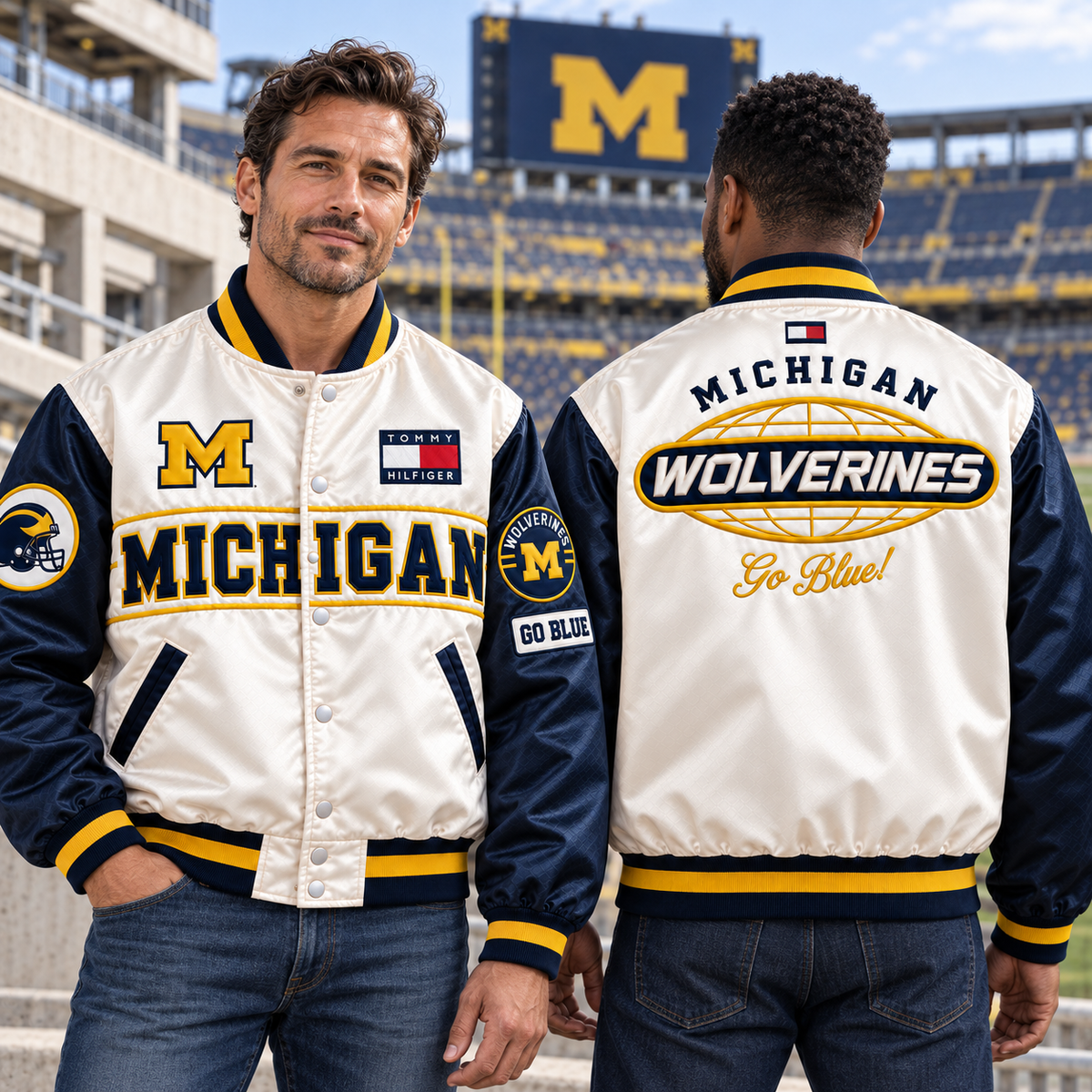 MWR Satin Boxy Varsity Jacket NTKO