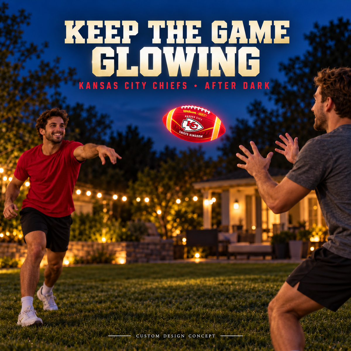 KCC Premium Light-Up Football NHVH