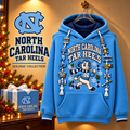 Premium UNC Christmas Embroidered Charm Hoodie PVNA