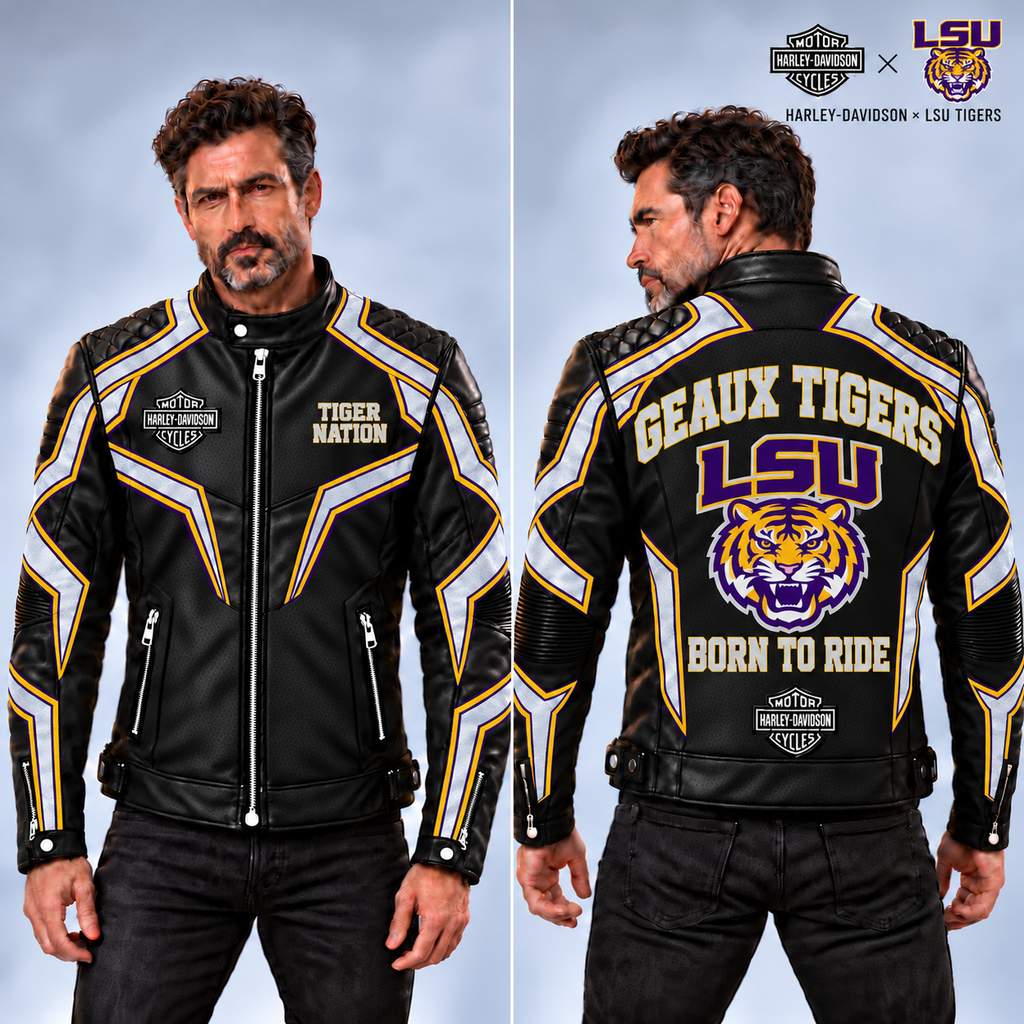 LSU Reflective Biker Jacket PNPA