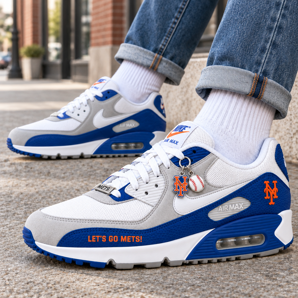 New York Mets Premium Low-Top Sneakers