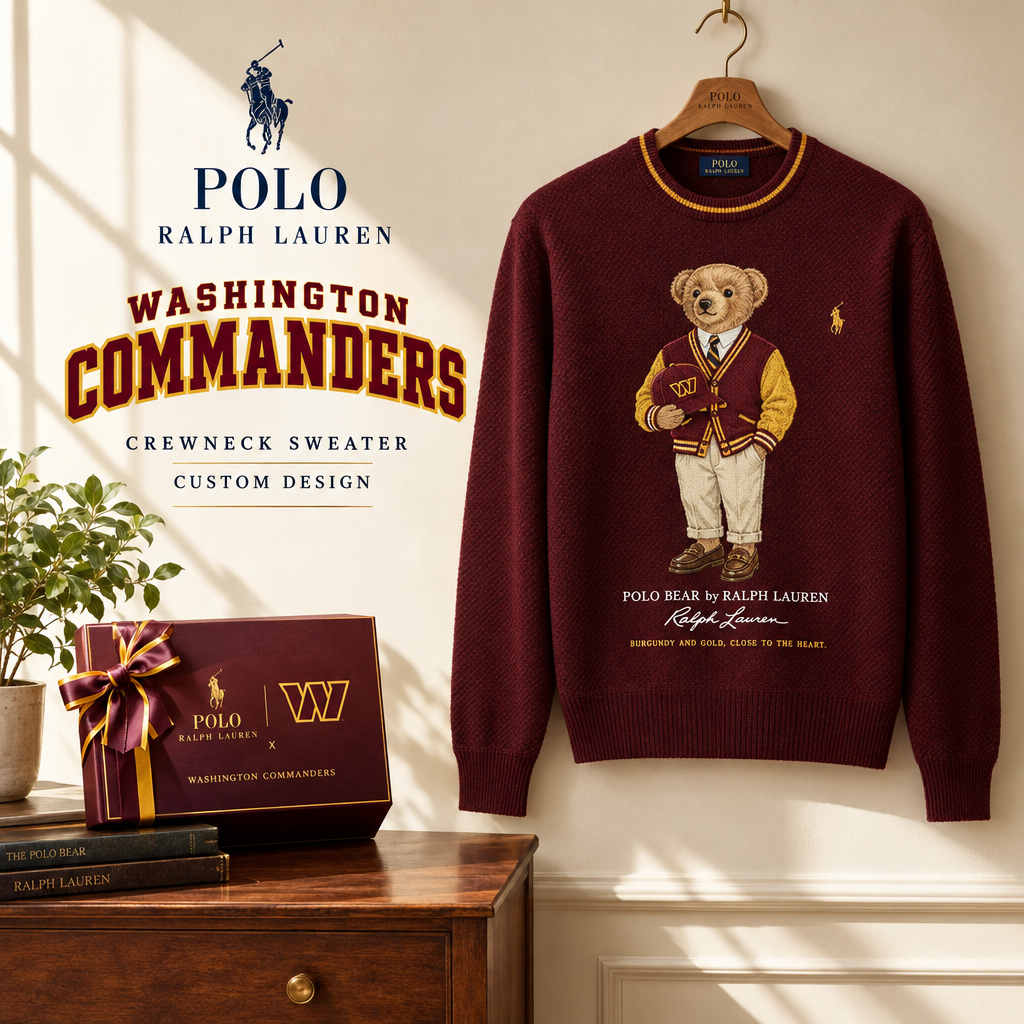 Washington Commanders Premium Crewneck Sweater