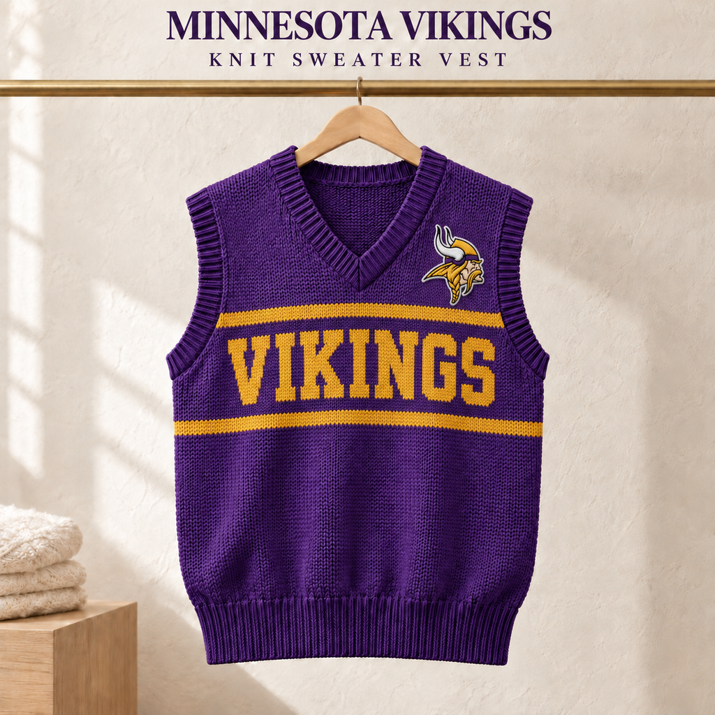 MNVK Premium V-Neck Knit Sweater Vest PNPA