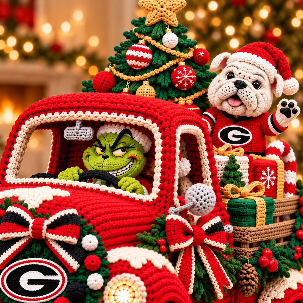GGBD Cozy Christmas Holiday Truck Decor PNPA