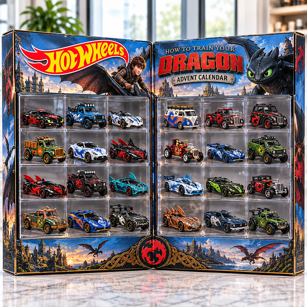 HTYD Premium Mini Car Advent Calendar NTNA