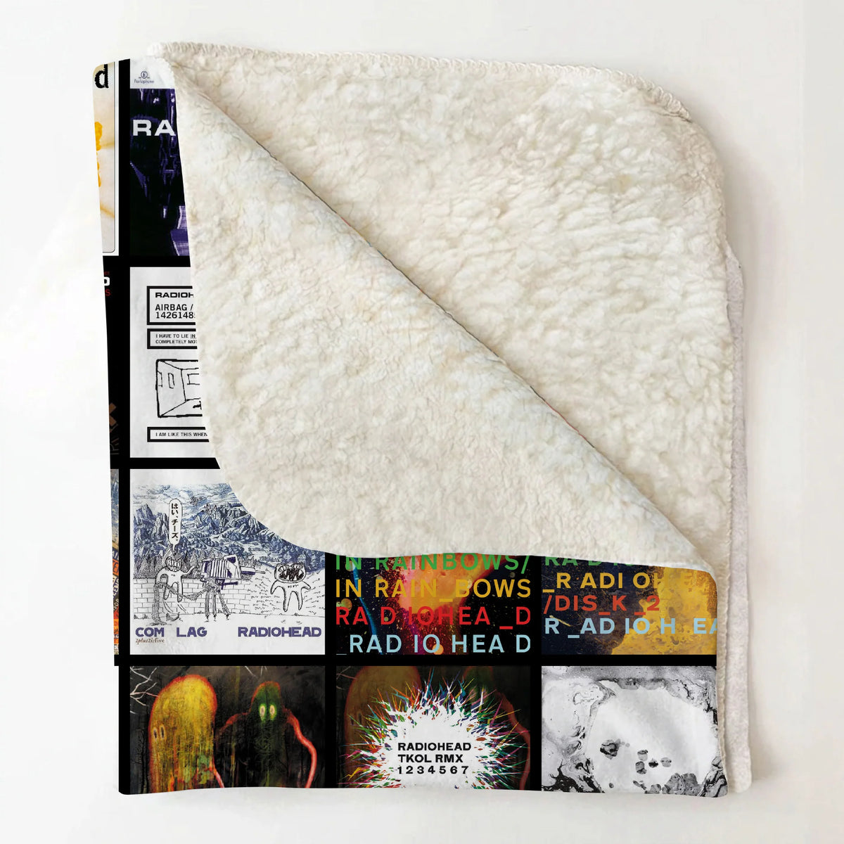 ROH Albums Collage Sherpa Blanket DNBN
