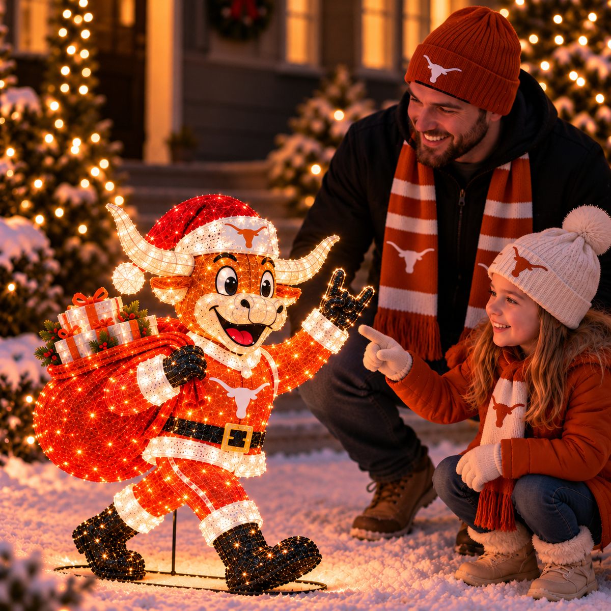 TLS Premium Lighted Christmas Mascot Decoration BMD