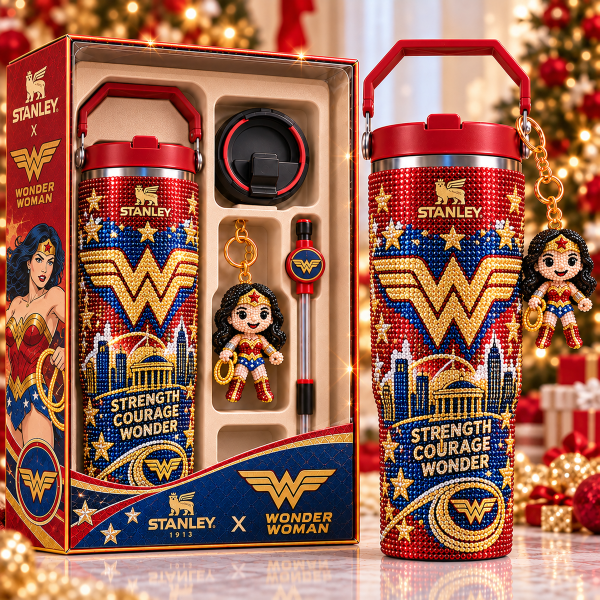 WDWM Premium Rhinestone Tumbler Gift Set NTNA