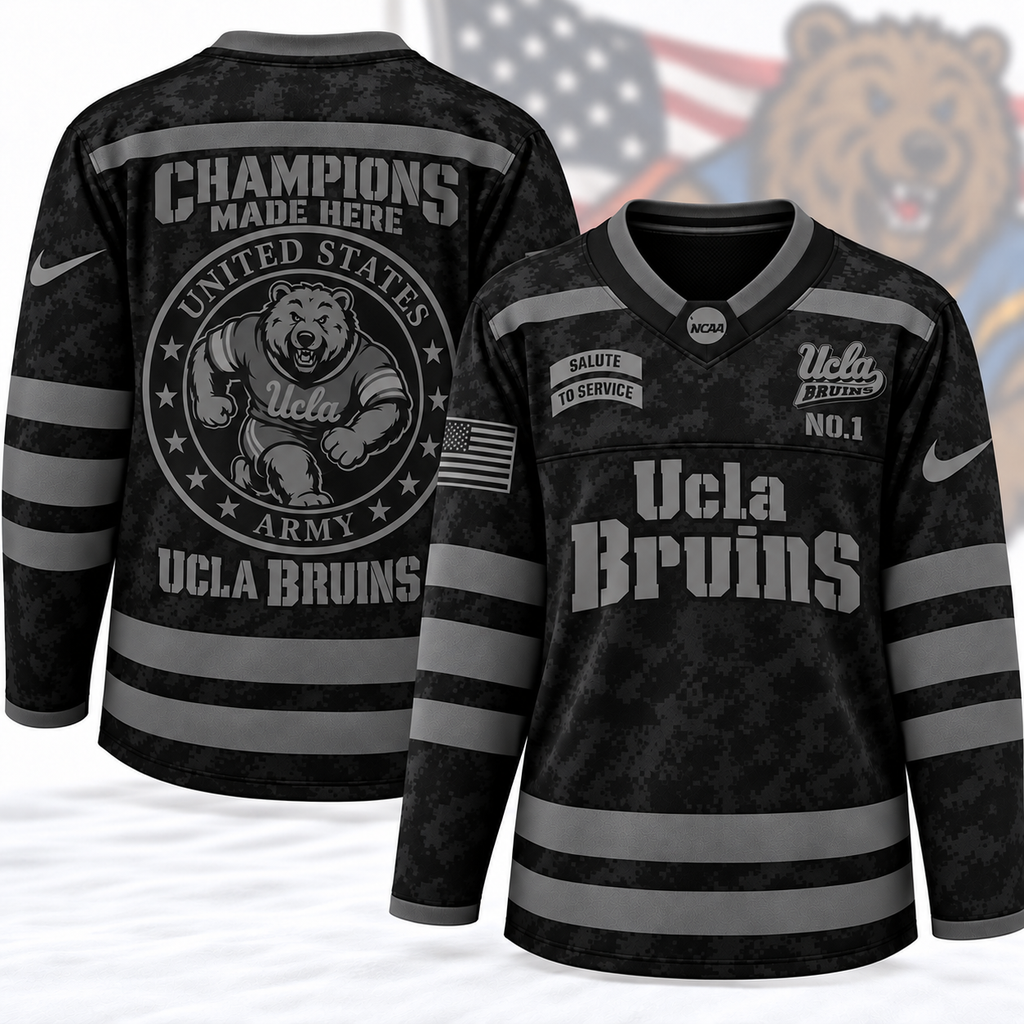 UCLA Camo Hockey Jersey NTTB