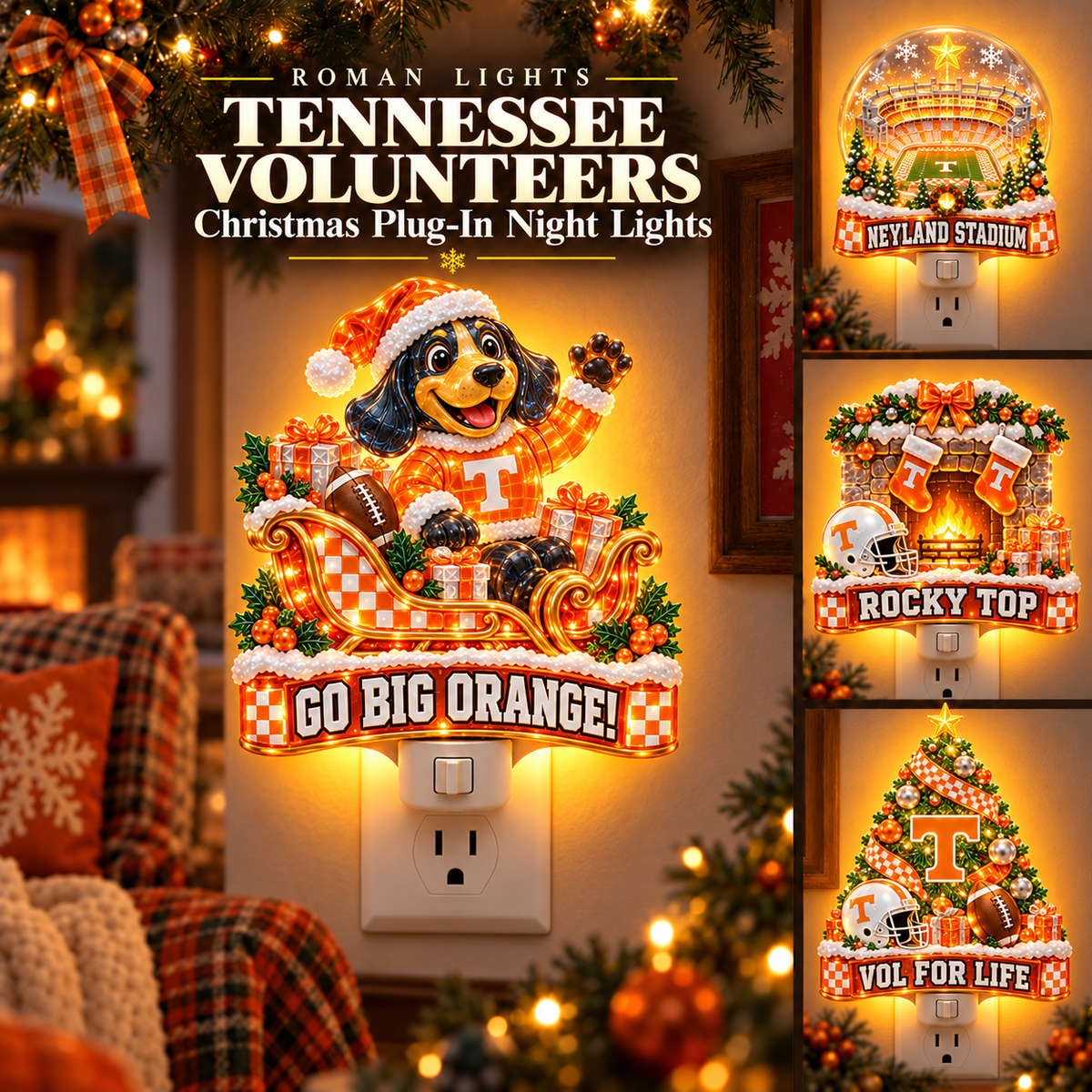TVF Christmas Plug-In Night Light Set TMH
