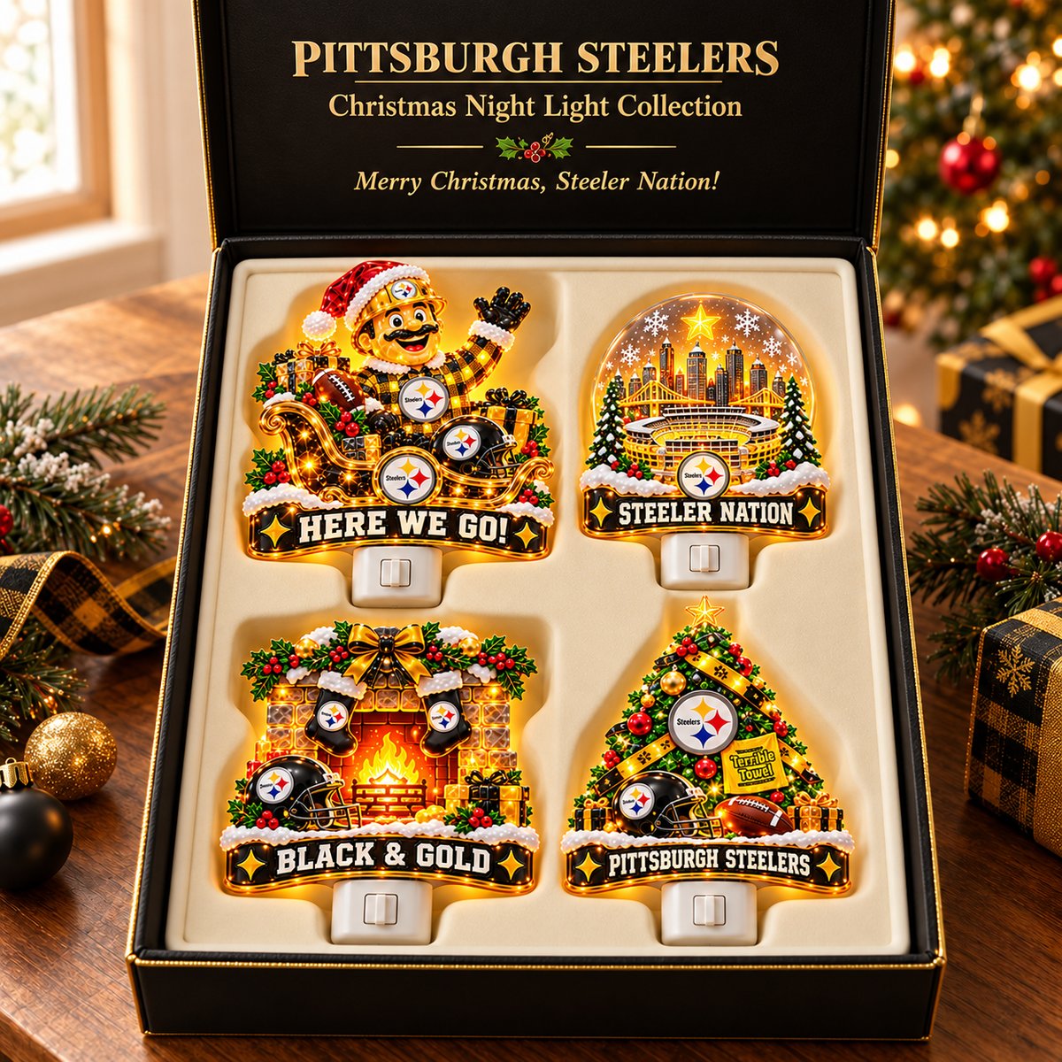 PBS Christmas Plug-In Night Light Set TMH