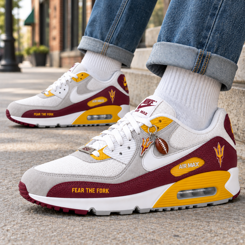 Arizona State Sun Devils Premium Low-Top Sneakers
