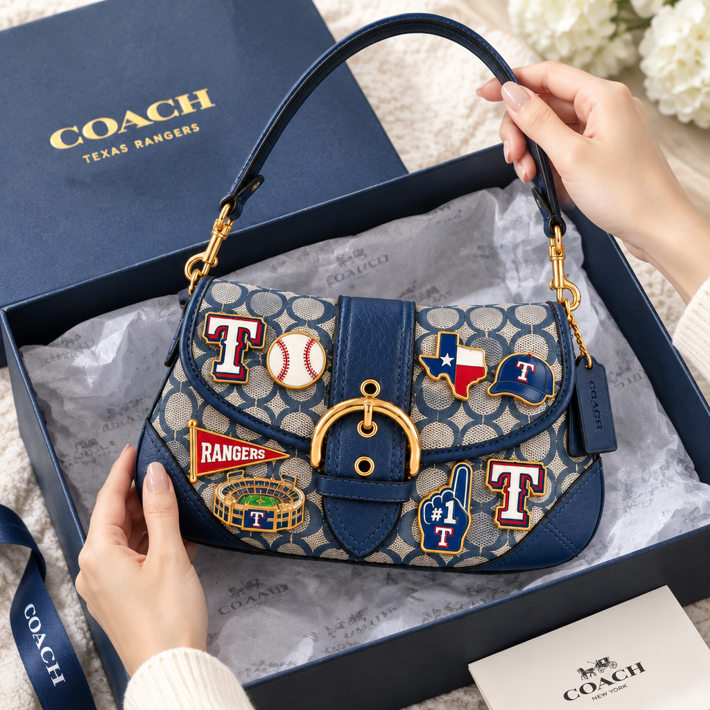 Texas Rangers Soho Bag With Charm