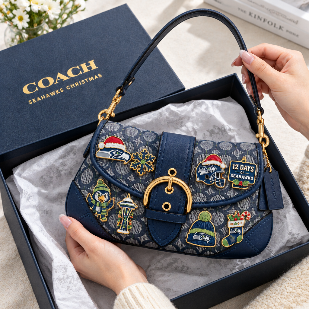 Seattle Seahawks Soho Bag With Charm